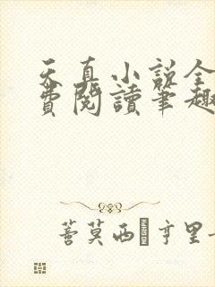 天真小说全文免费阅读笔趣阁