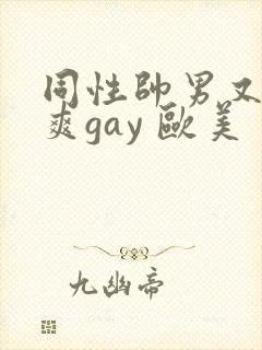 同性帅男又粗又爽gay 欧美