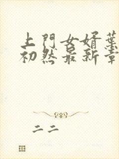 上门女婿叶辰萧初然最新章节免费阅读