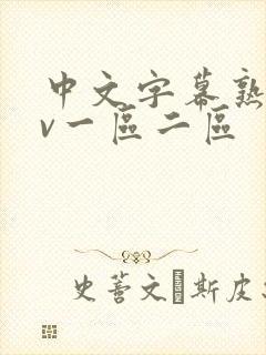 中文字幕熟女av一区二区