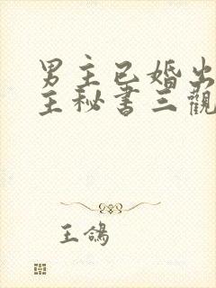 男主已婚出轨女主秘书三观不正小说