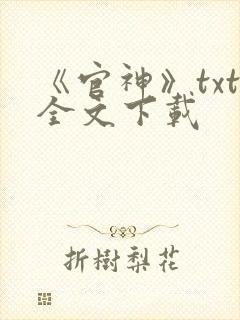 《官神》txt全文下载封面