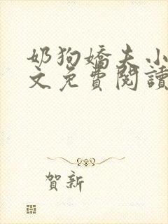 奶狗娇夫小说全文免费阅读