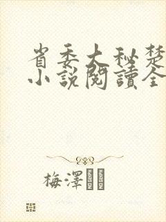 省委大秘楚东恒小说阅读全文