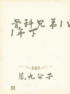 骨科兄弟1 V1年下封面