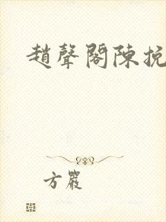 赵声阁陈挽封面