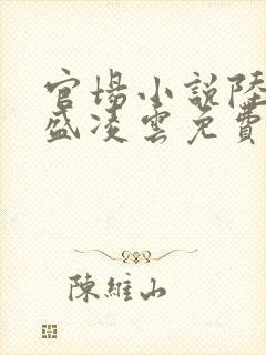 官场小说陆羽与盛凌云免费阅读