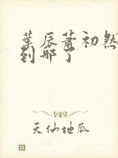 叶辰萧初然更新到哪了