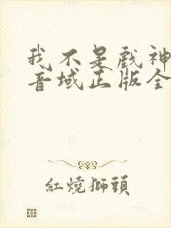 我不是戏神三九音域正版全文下载封面