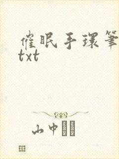 催眠手环笔趣阁txt封面