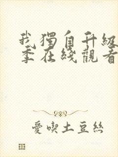 我独自升级第一季在线观看全集免费播放封面