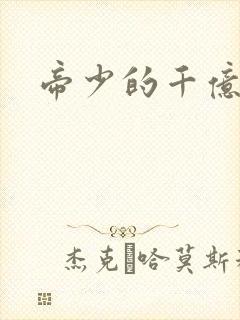 帝少的千亿宠儿