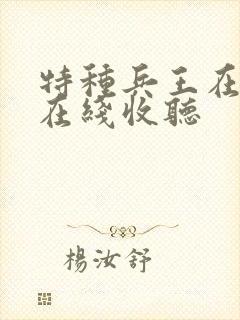 特种兵王在山村在线收听