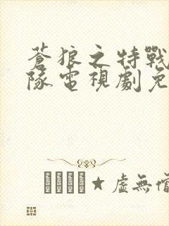 苍狼之特战突击队电视剧免费观看