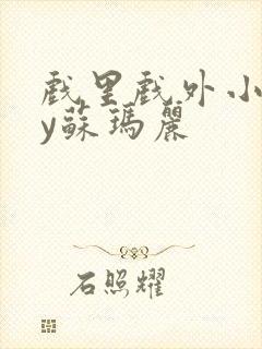 戏里戏外小说by苏玛丽封面