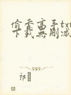 偷香高手txt下载无删减封面