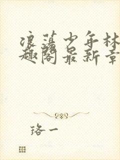 浪荡少年林以笔趣阁最新章节