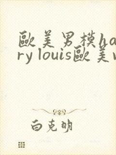 欧美男模harry louis欧美videos裸体艺术