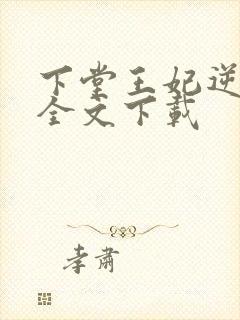 下堂王妃逆袭记全文下载