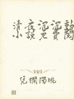 清夜沉沉动春酌小说免费阅读封面