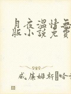 月夜温情无删减版小说免费阅读笔趣
