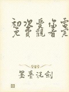 初次爱你电视剧免费观看完整版高清