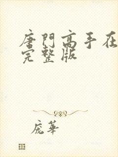 唐门高手在异世完整版