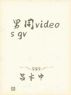 男同videos gv