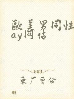 欧美男同性恋gay网站封面