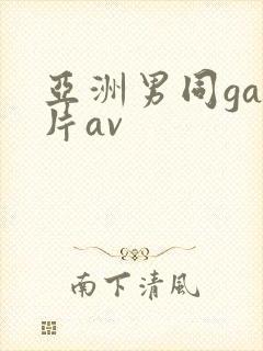 亚洲男同gay片av
