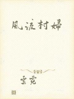 风流村妇封面