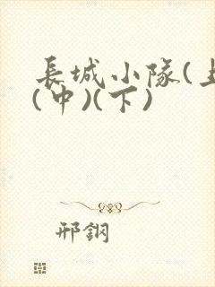 长城小队(上)(中)(下)封面