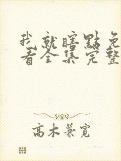 我就瞎点免费观看全集完整版