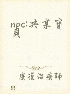 npc:共享宝贝封面