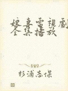 娘妻电视剧免费全集播放封面