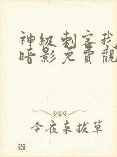 神级刺客我即是暗影免费观看漫画