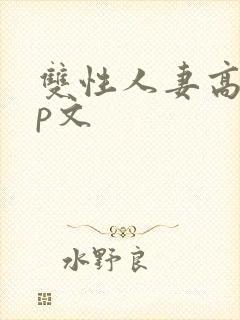 双性人妻高hnp文