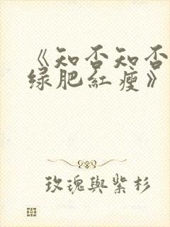 《知否知否应是绿肥红瘦》高清在线