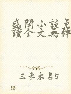 盛开小说免费阅读全文无弹窗