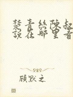 楚青丝陈叔的小说在哪里看