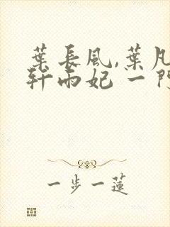 叶长风,叶凡 轩雨妃 一门十忠烈