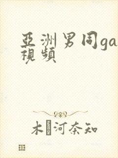 亚洲男同gay视频