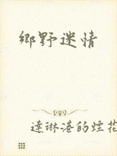 乡野迷情封面