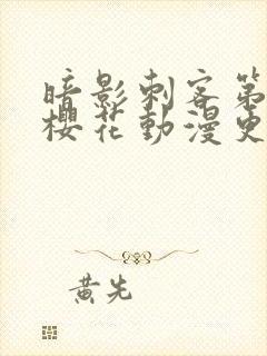 暗影刺客第四季樱花动漫更新时间