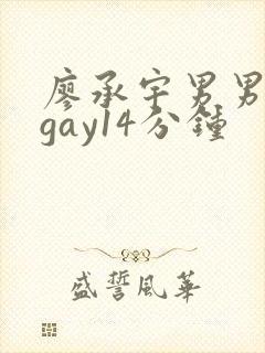廖承宇男男做爰gay14分钟封面