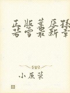 正版叶辰孙怡夏若雪最新章节