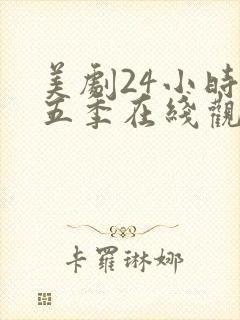 美剧24小时第五季在线观看免费高清全集