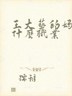 王大艺的妈妈是什么职业