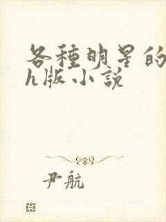 各种明星的综艺h版小说