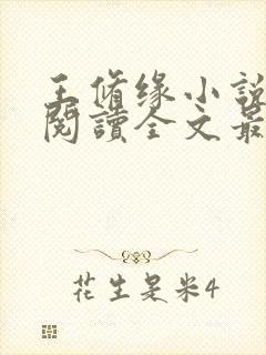 王修缘小说免费阅读全文最新章节封面